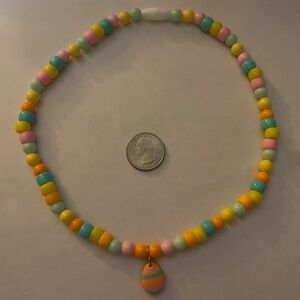 Colorful Beaded Necklace with Pendant